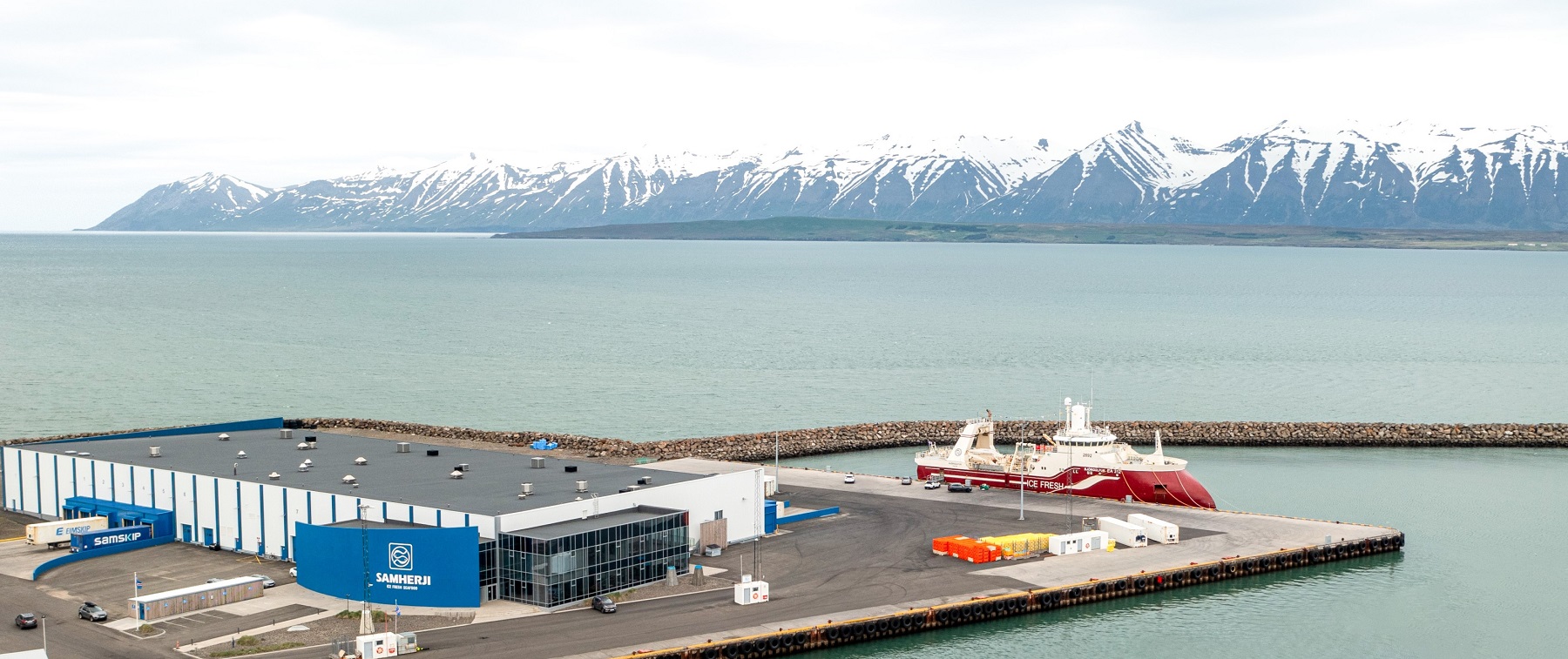 Samherji‘s high-tech processing facility in Dalvík